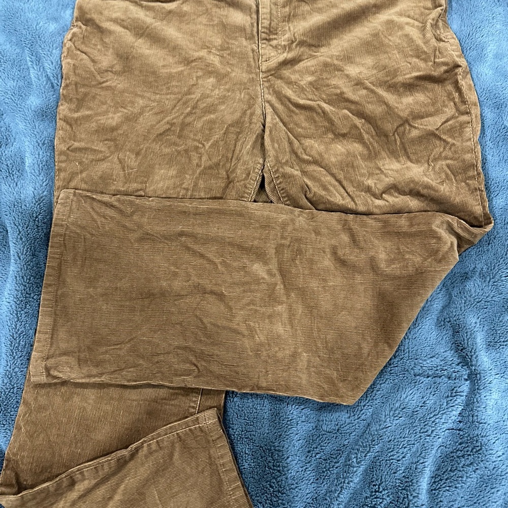 Lands' End Women’s Mid Ride Bootcut Corduroy Pants